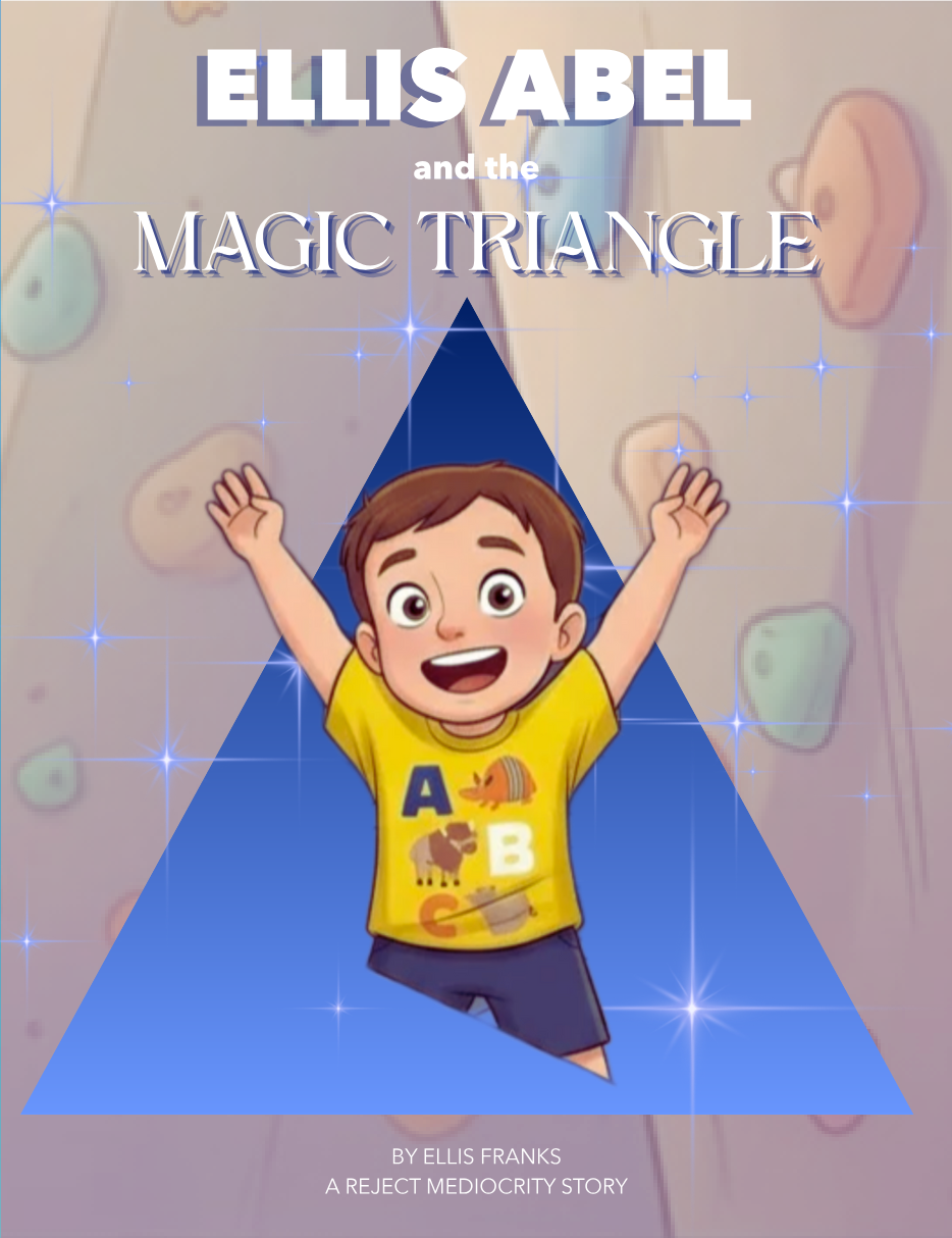 Ellis Abel & The Magic Triangle — Ellis Abel Learns Ellis Abel & The Magic Triangle book cover — Ellis Abel Learns math-logic story used in K-8 math tutoring — Orem, UT